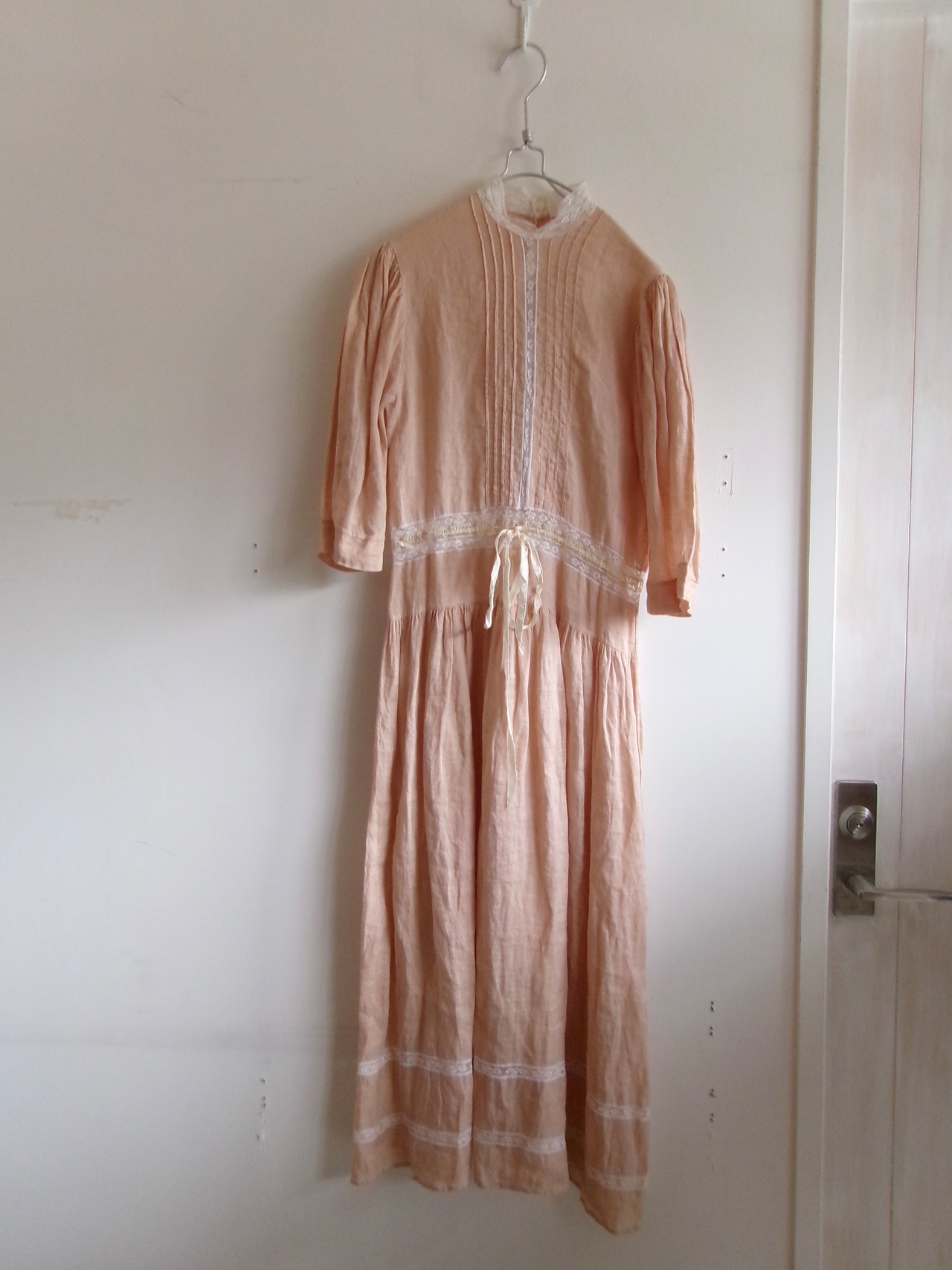 70‘s Puff sleeve dress New York