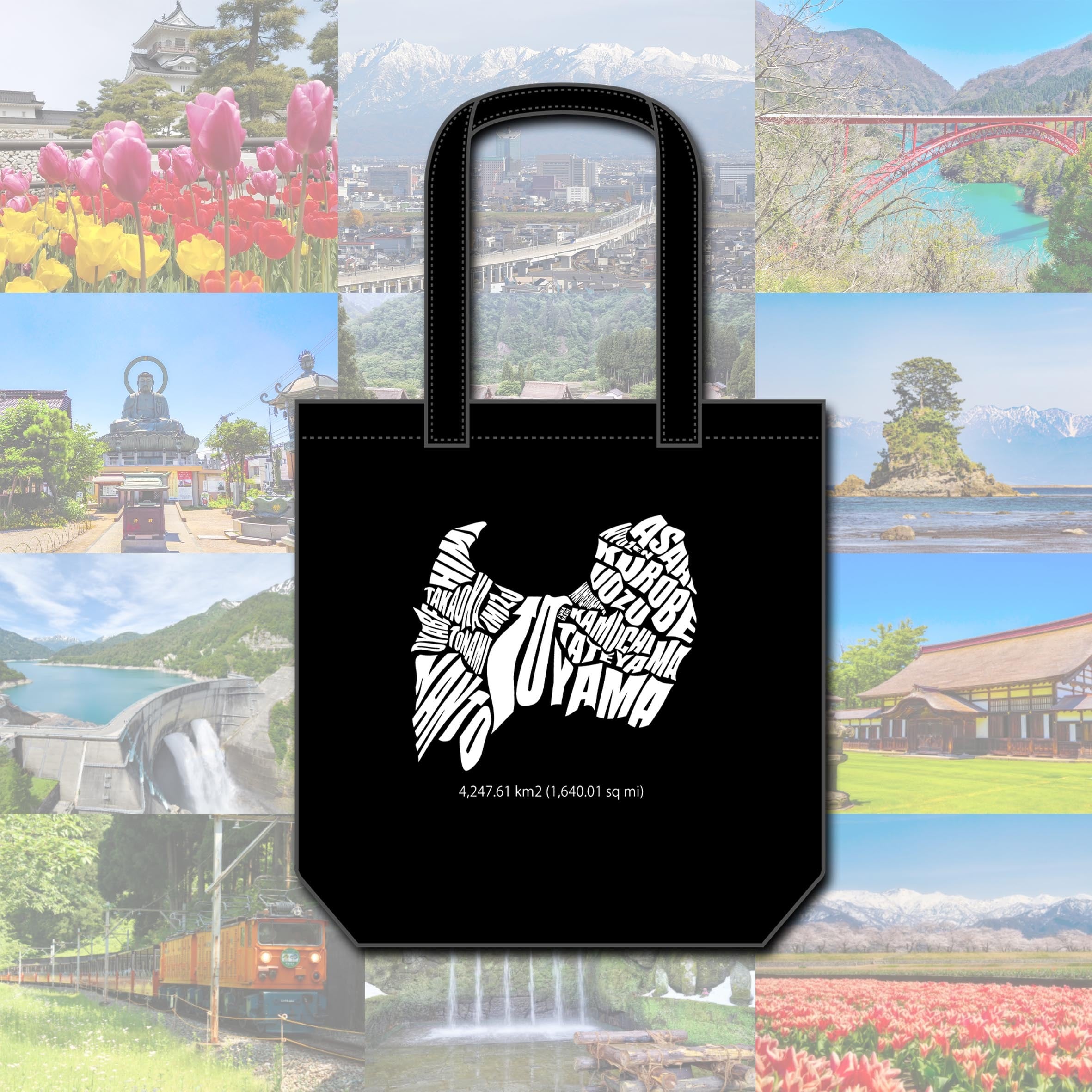 【富山県】TOYAMA PREFECTURE TOTE BAG【トートバッグ】