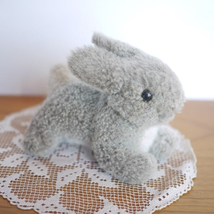シュタイフ グレーのうさぎ Hase