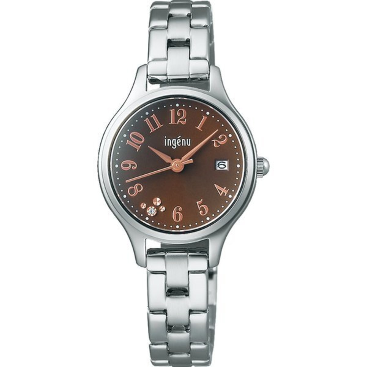 SEIKO セイコー ingenu アンジェーヌ AHJK465 ブラウン文字盤 