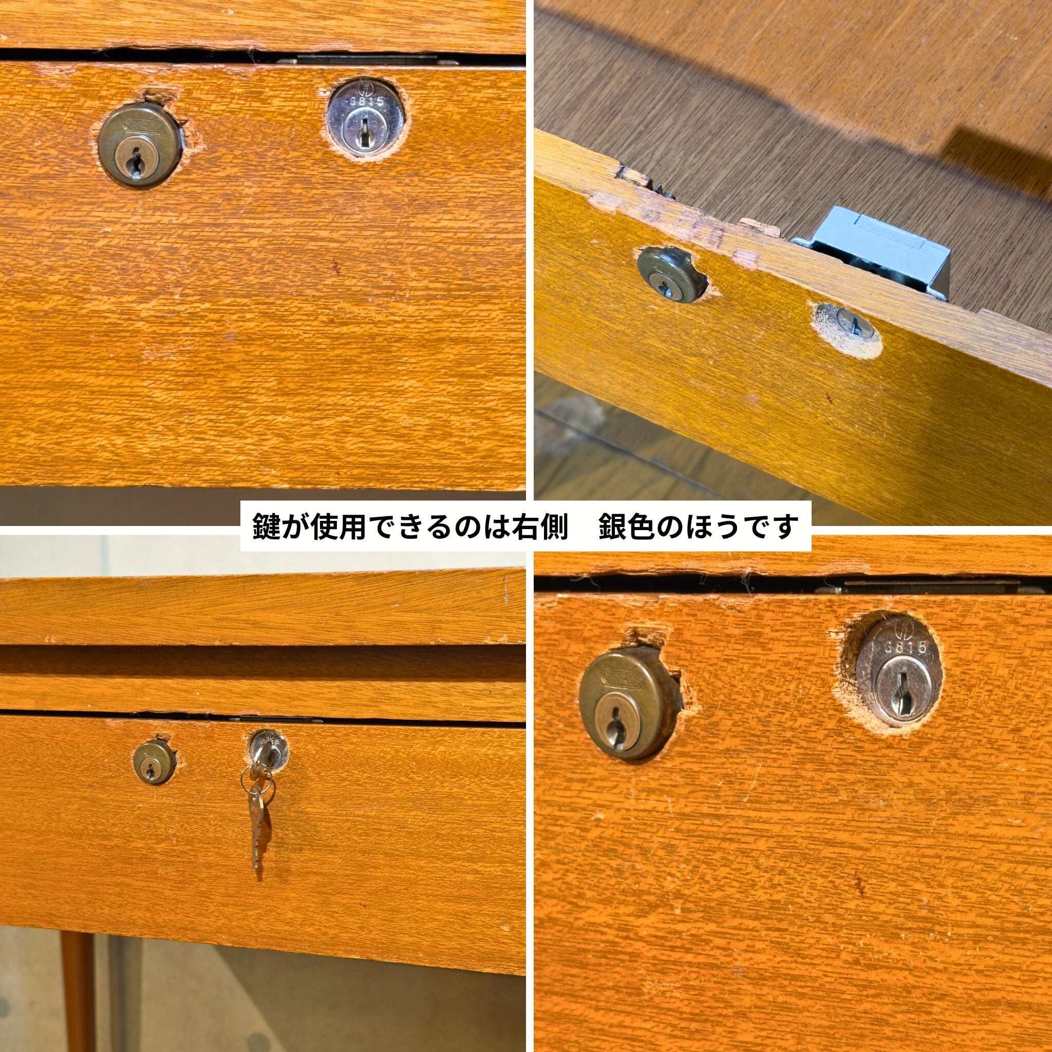 VINTAGE】Japanese Mid-Century One-Pedestal Desk / ジャパン