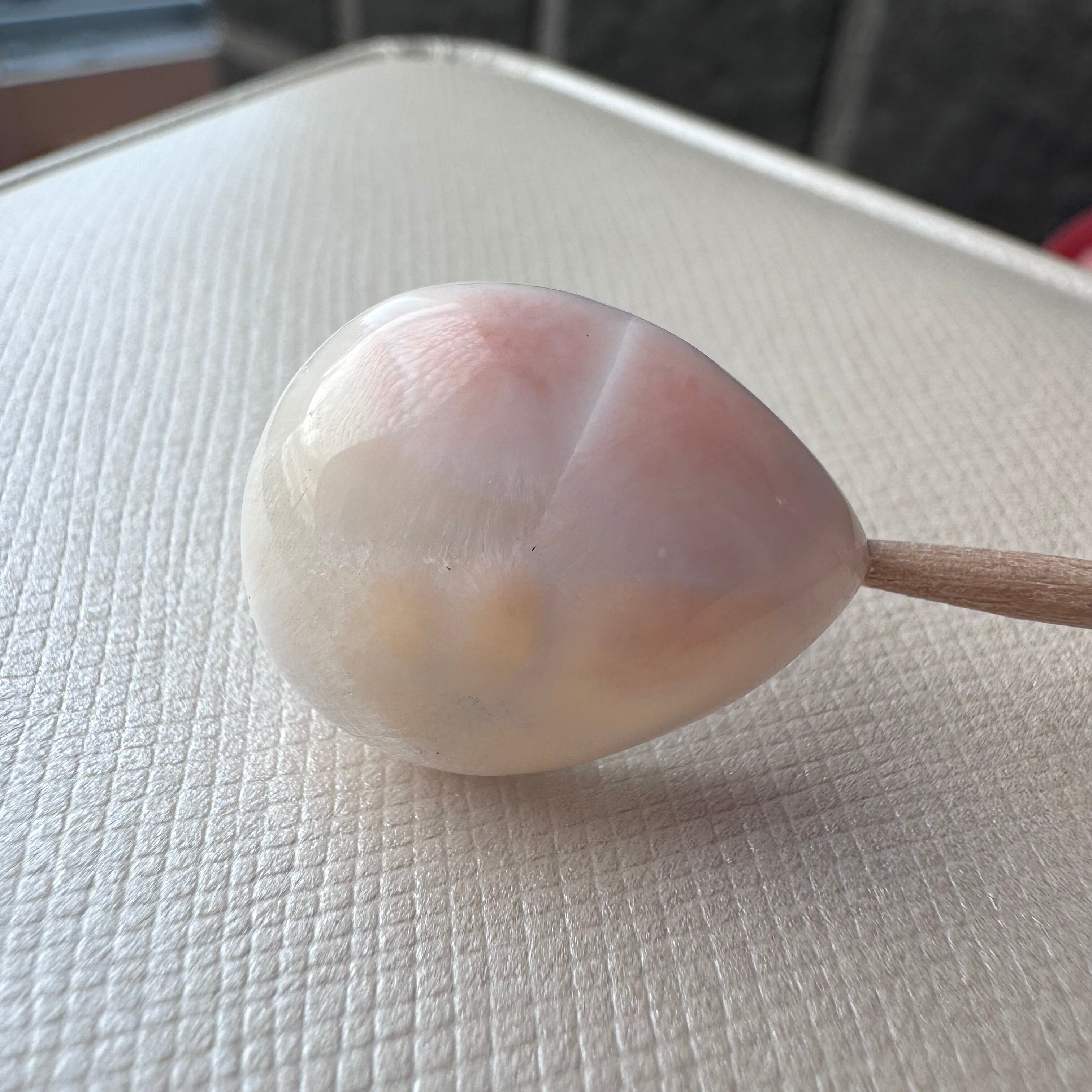 no.T43 ピンクラリマー トムソナイト 貫通穴