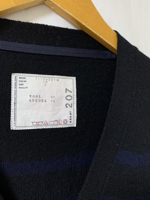 Switched Design V-Neck Cardigan "sacai"