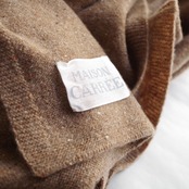 MAISON CARRÉE  CASHMERE Stardust STOLE "BEIGE"