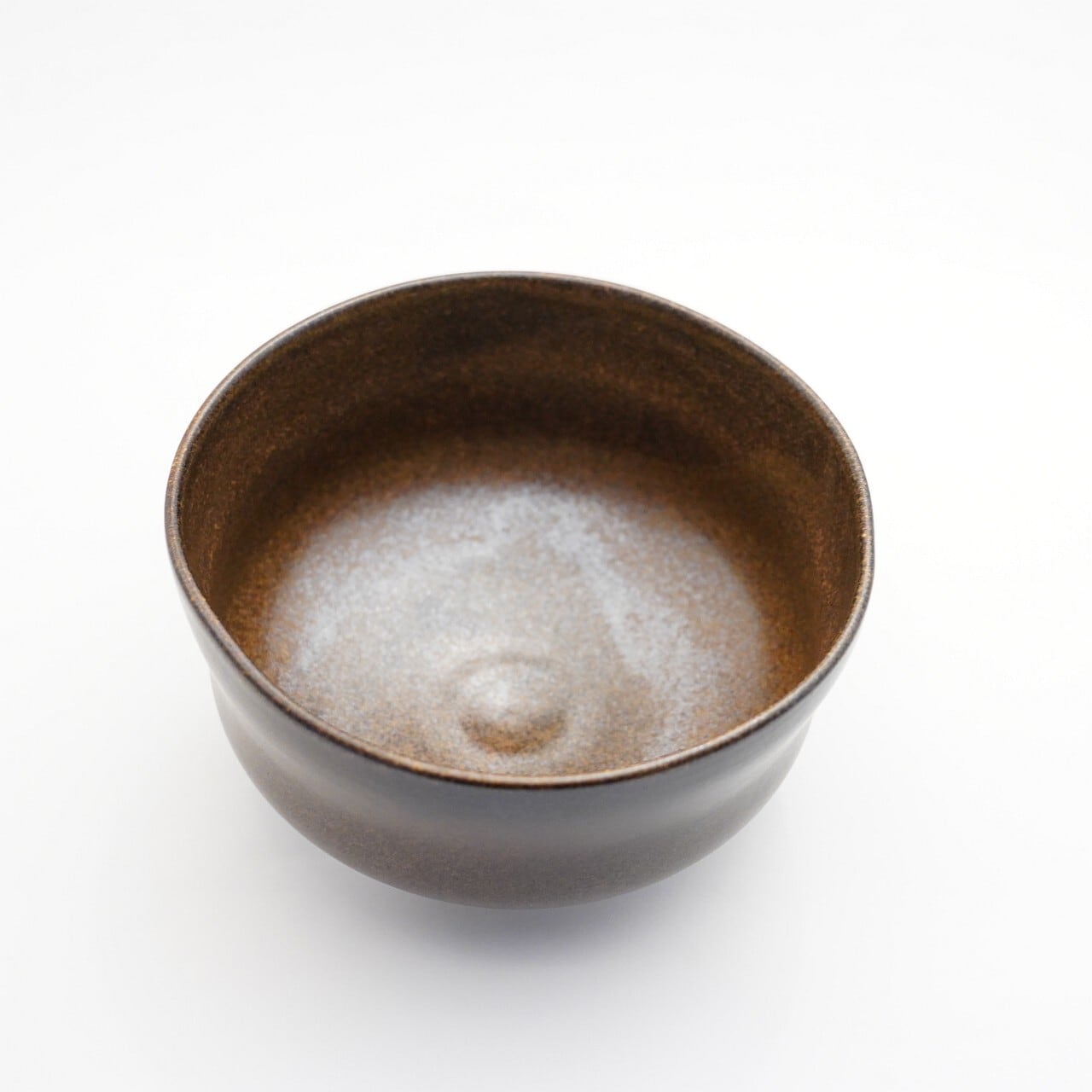 西 歩希】抹茶碗 ブラウン | ろにせら ギャラリーと雑貨のお店