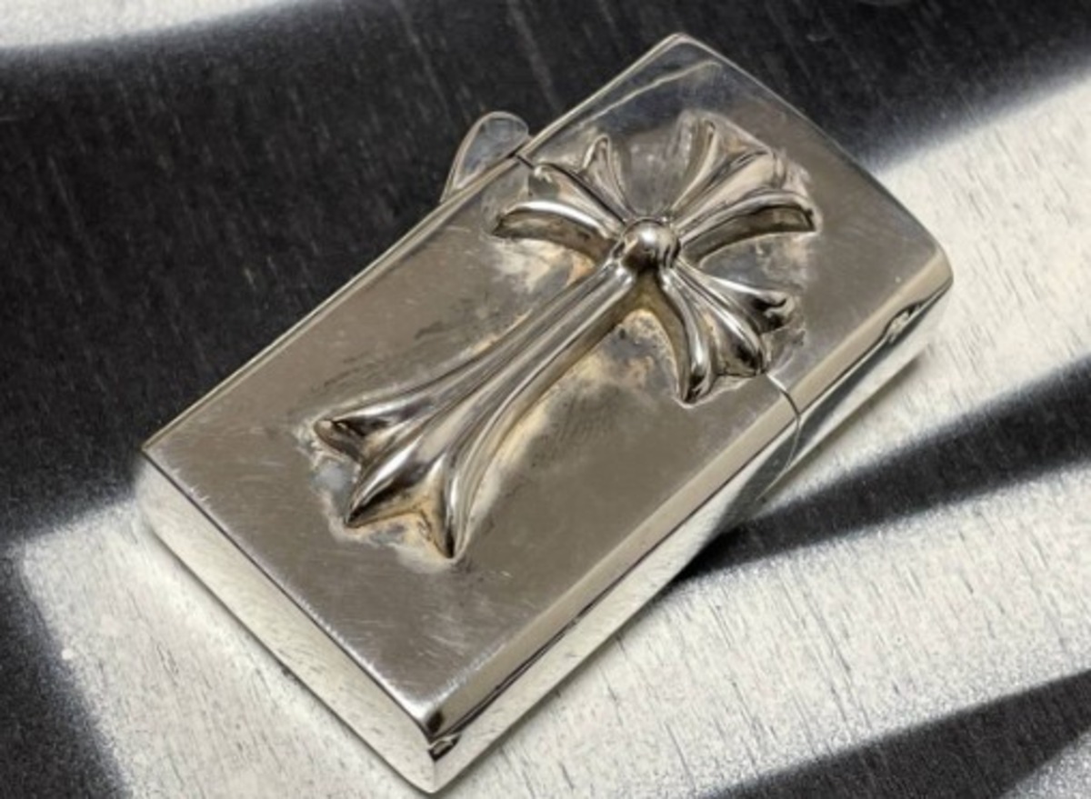 CHROME HEARTS クロムハーツ 2TINY CH CROSS ZIPPO LIGHTER V2 2 