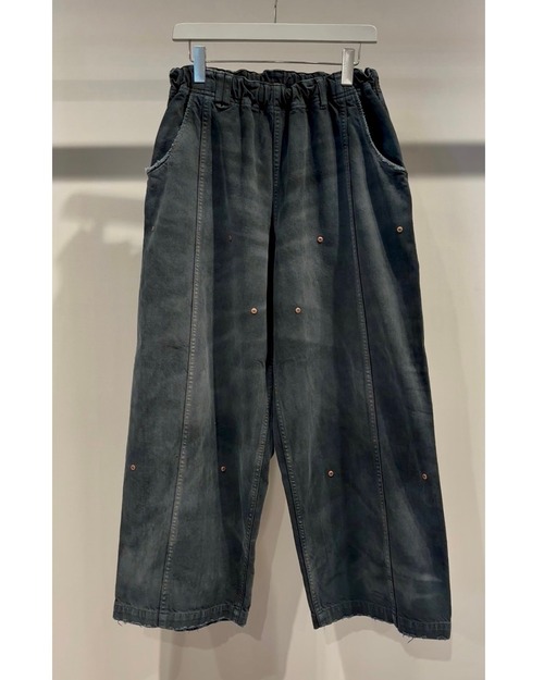 【VOO × PAST OF PROGRESS】LOOP D.P BALLOON DAMAGED / SUMI BLACK