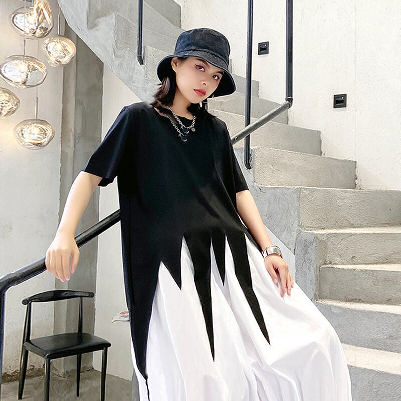 ルーズスタイルトップス Tシャツ サマー 大きめサイズ 夏物 ラブタオタオダレンハウス63996850544