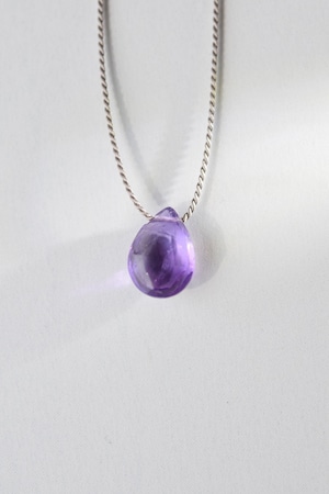 siki 「kinu(キヌ)」ロングネックレス ( アメジスト )