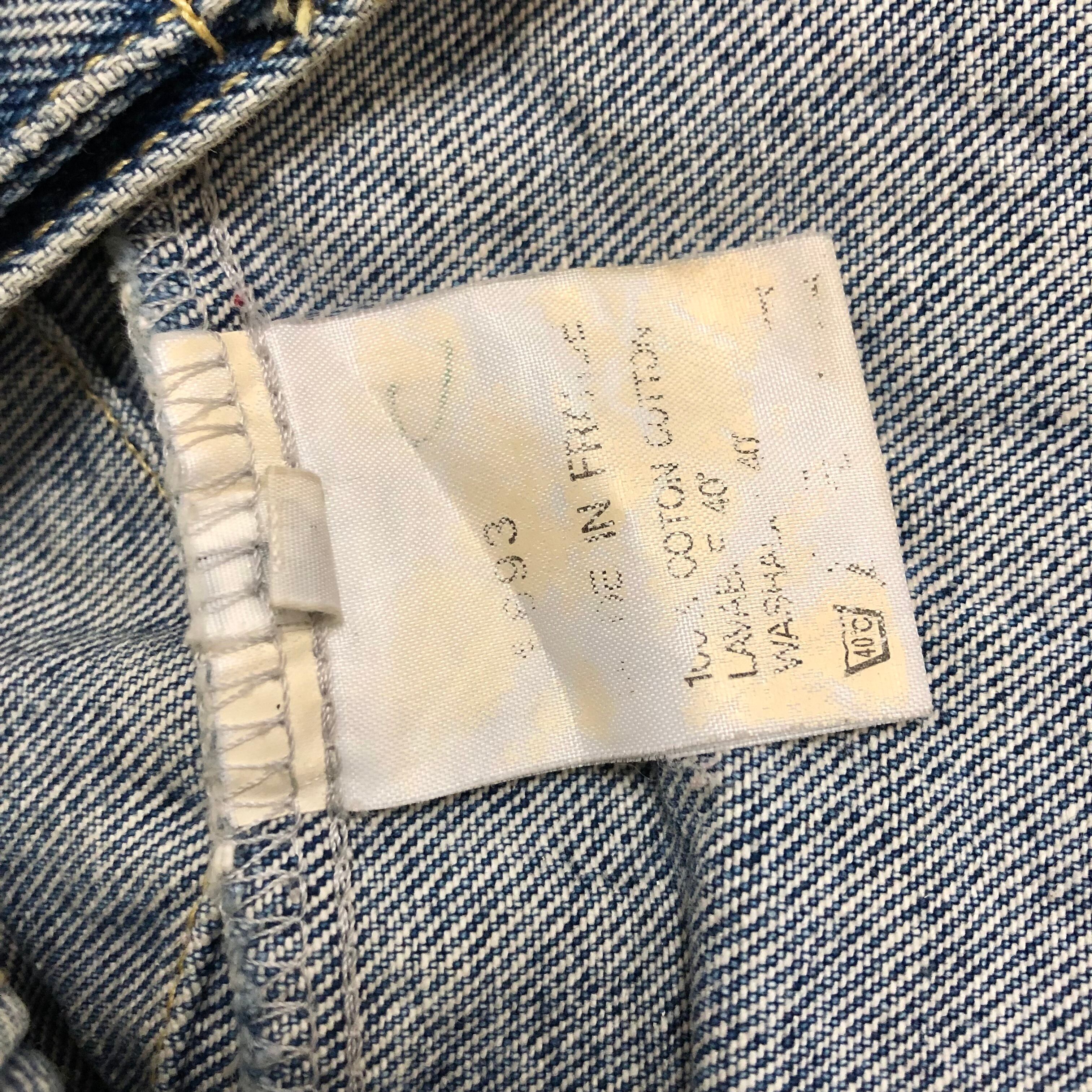 90〜00s agnes.b/Denim Jacket/France製/2/デニムジャケット/Gジャン