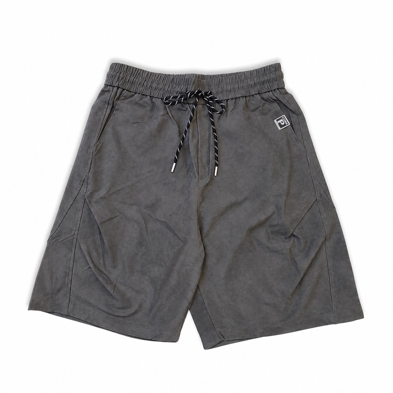 P Logo Nylon Shorts / KHAKI - 1