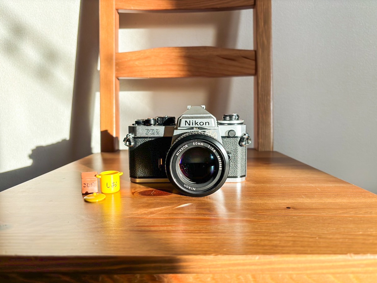 □美品□ ニコン Nikon FE2 ≪露出計確認済≫（Nikon FE2 chrome - 三 