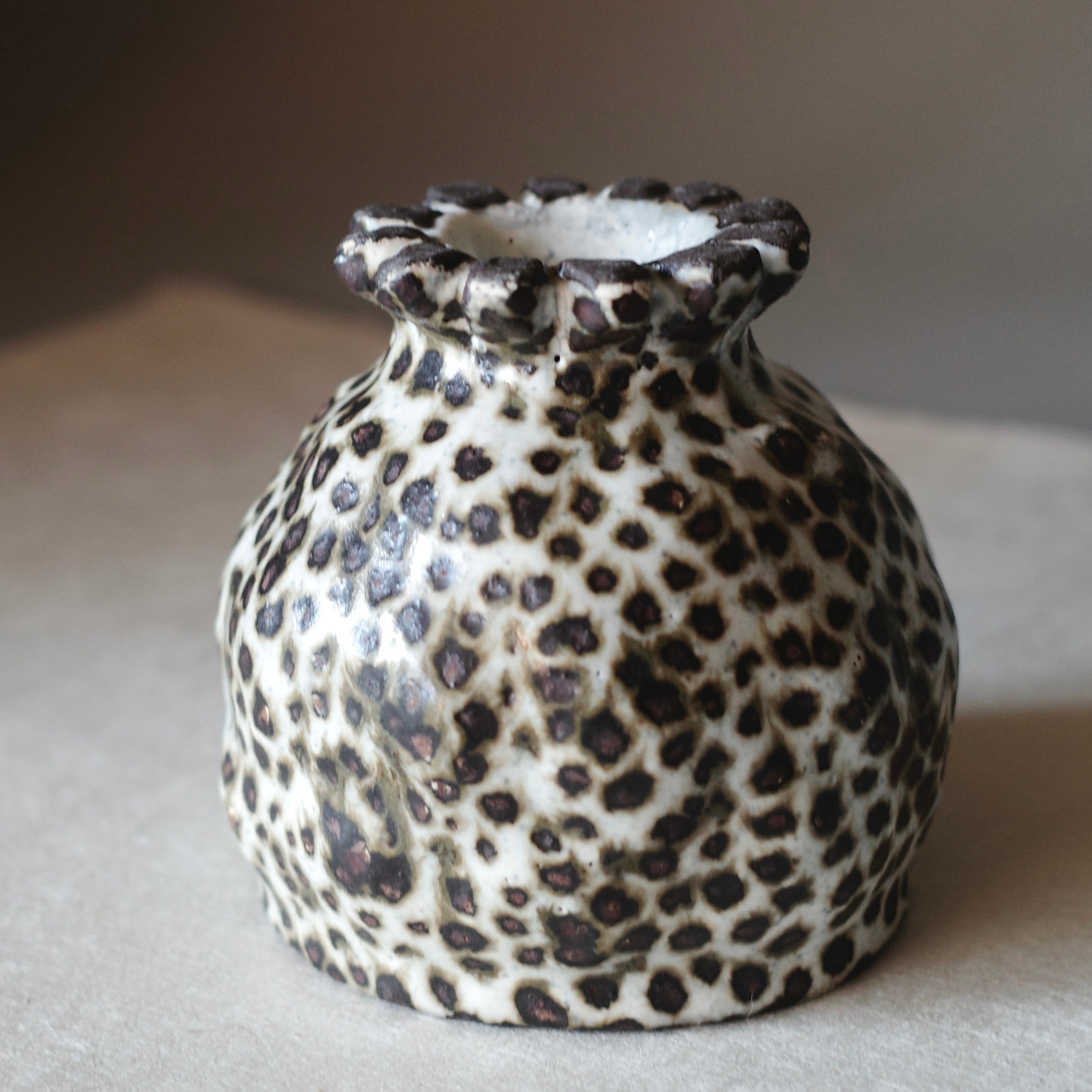 藤原有二 枡盃 ◇ ぐい呑 土の器