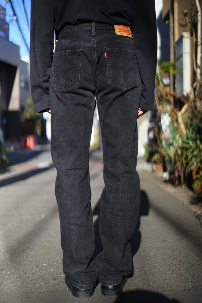 Levis 501 Black [Levis 501-0660 Made in Egypt] Vintage Black Denim