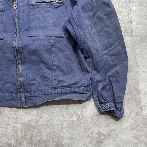 80s サイクリスト フレンチワーク メカニックジャケット 詳細写真4