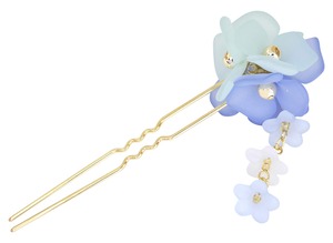【特価処分】HOBBIX ビーズキット 京・花てまり かんざし 瑠璃唐草 BK-102