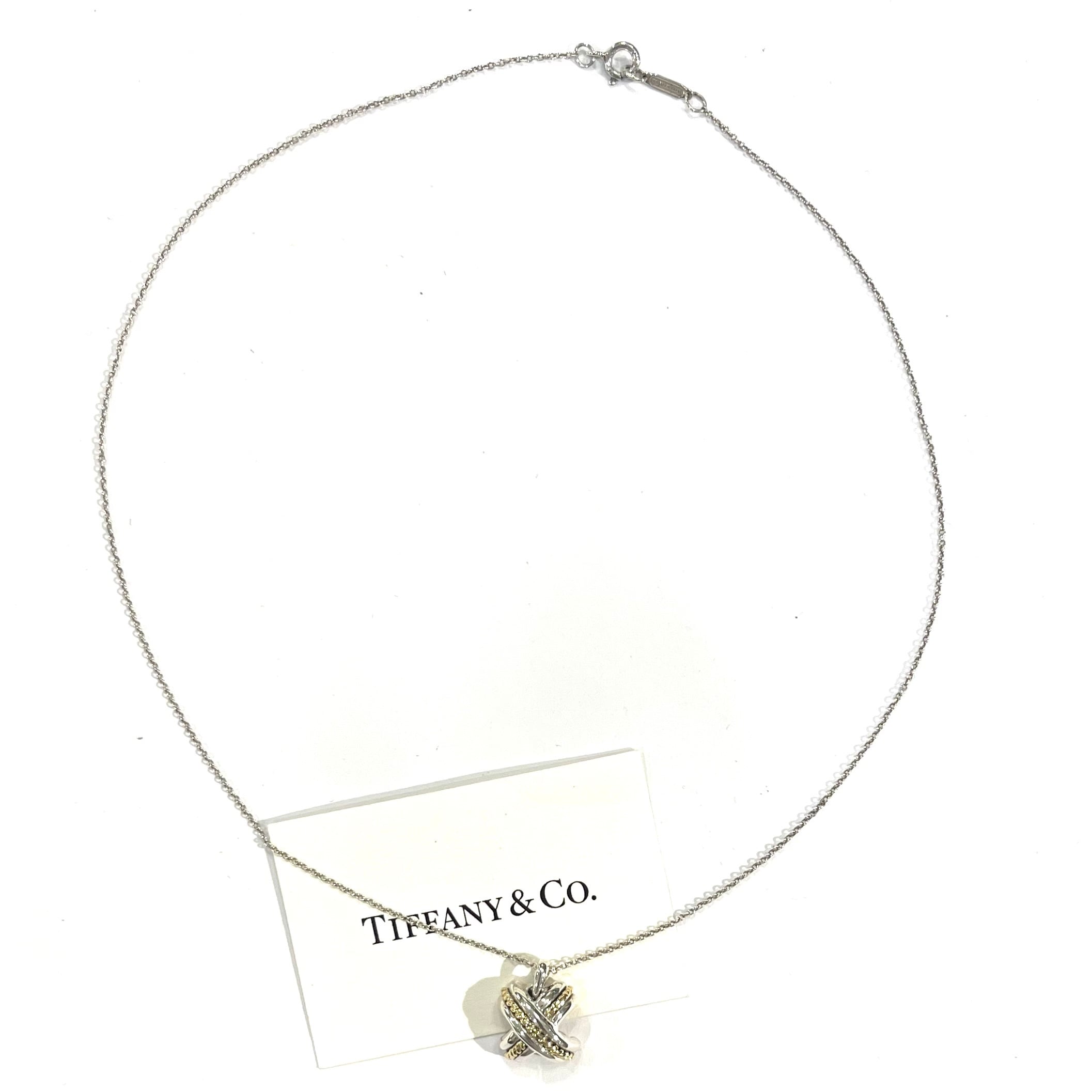 TIFFANY &CO】2657 K18 YG ティファニーシグネチャー ネックレス