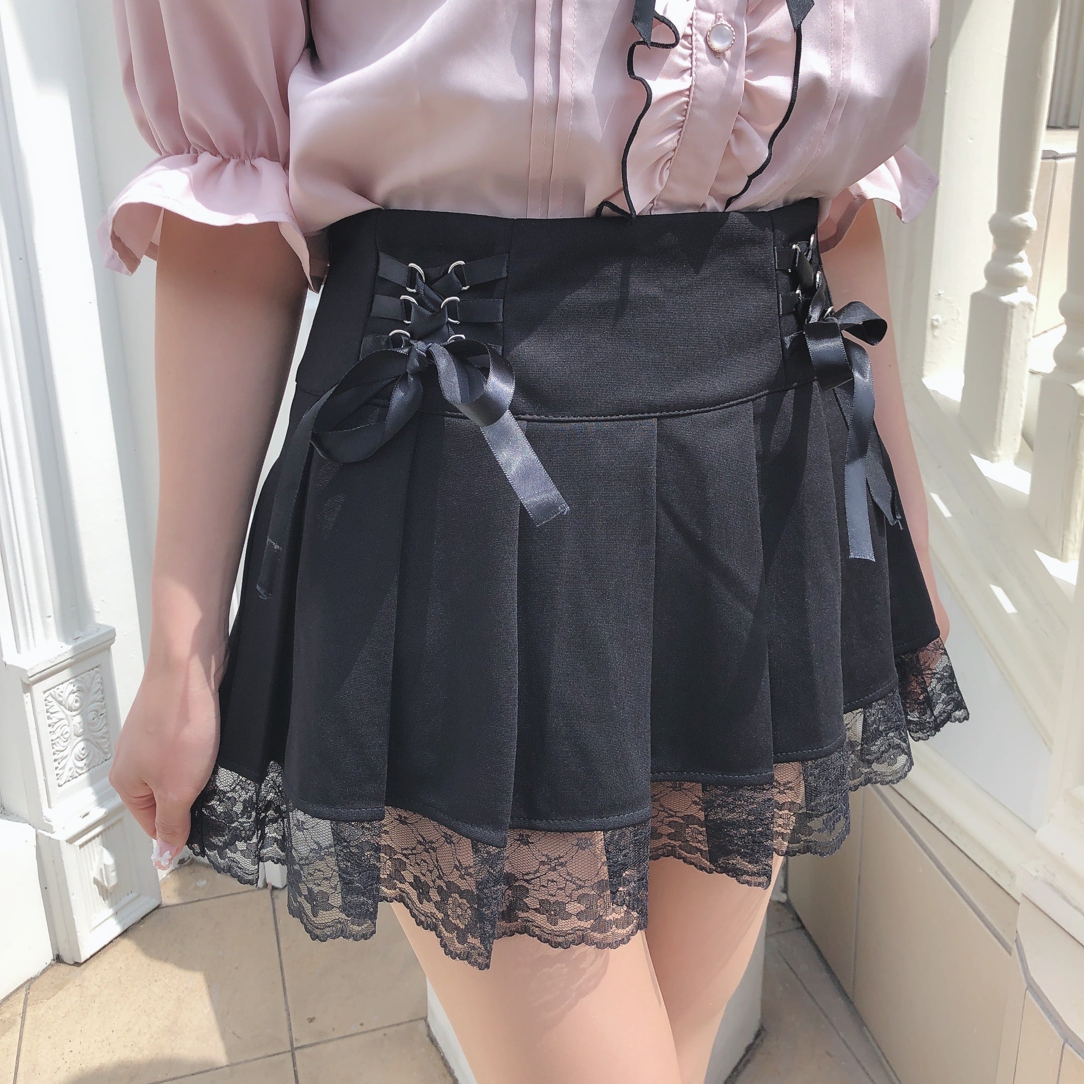 裾ベロアチュールスカート | AUDREY