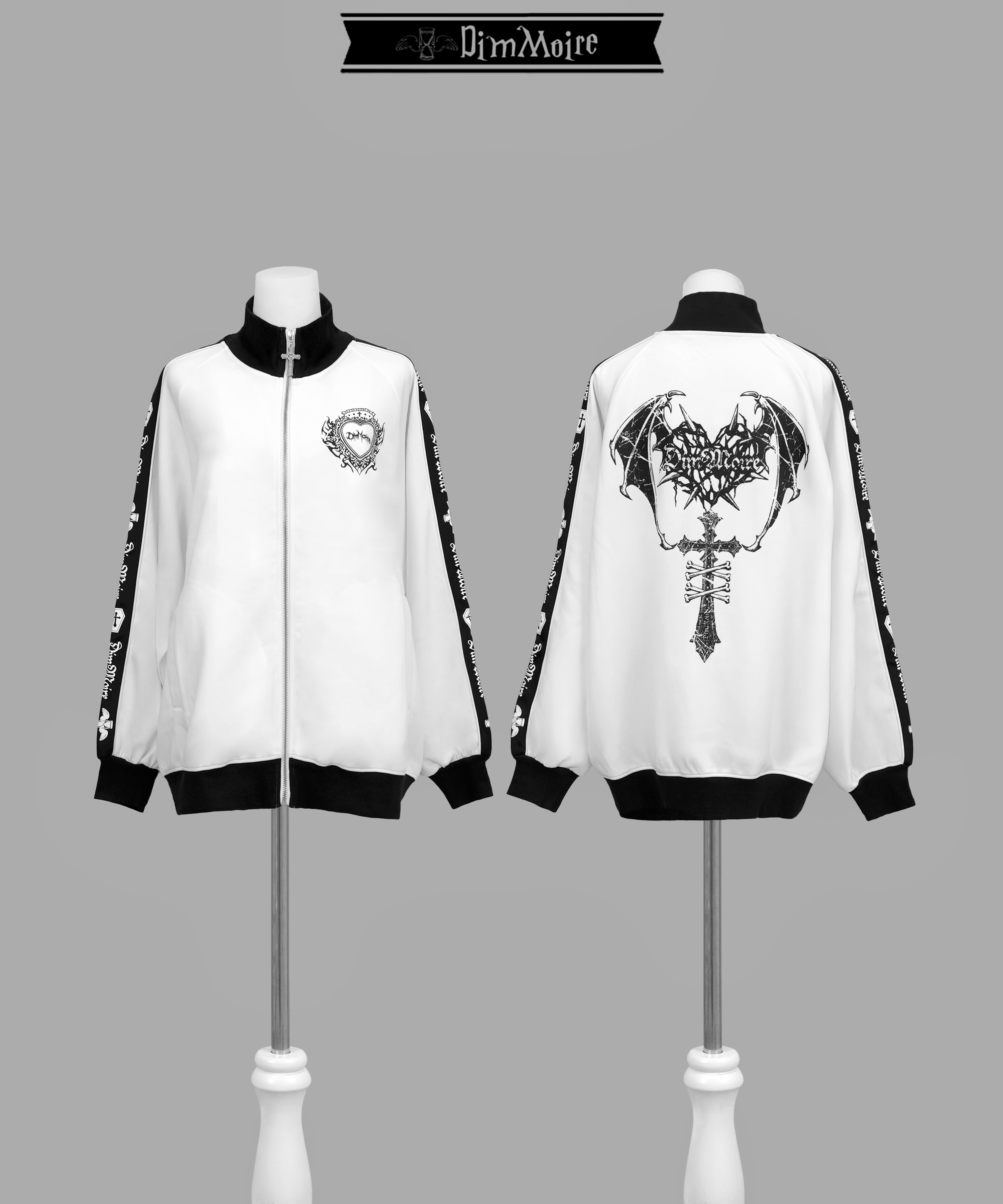 ロゴプリントジャージトップス【White】 | DimMoire