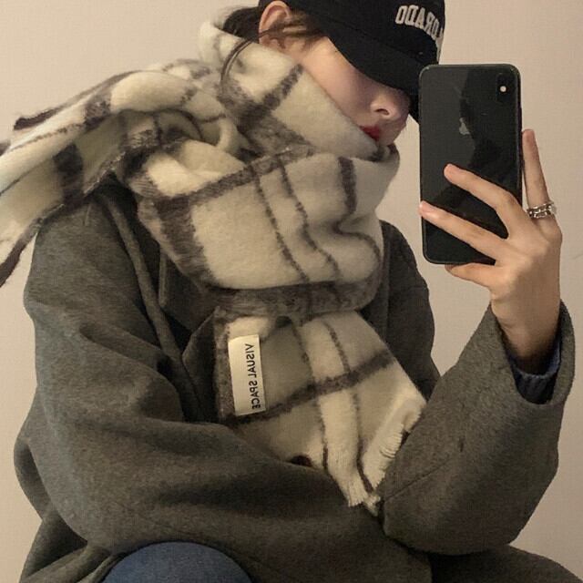 ストール マフラー レディース ショール チェック柄 格子柄 秋冬 防寒 あたたかい おしゃれ かわいい 大人 大ぶり 大判 カジュアル クラシック ベージュ/ターコイズ/グリーン/ブルー/カーキ/ブラック/ピンク/グレー