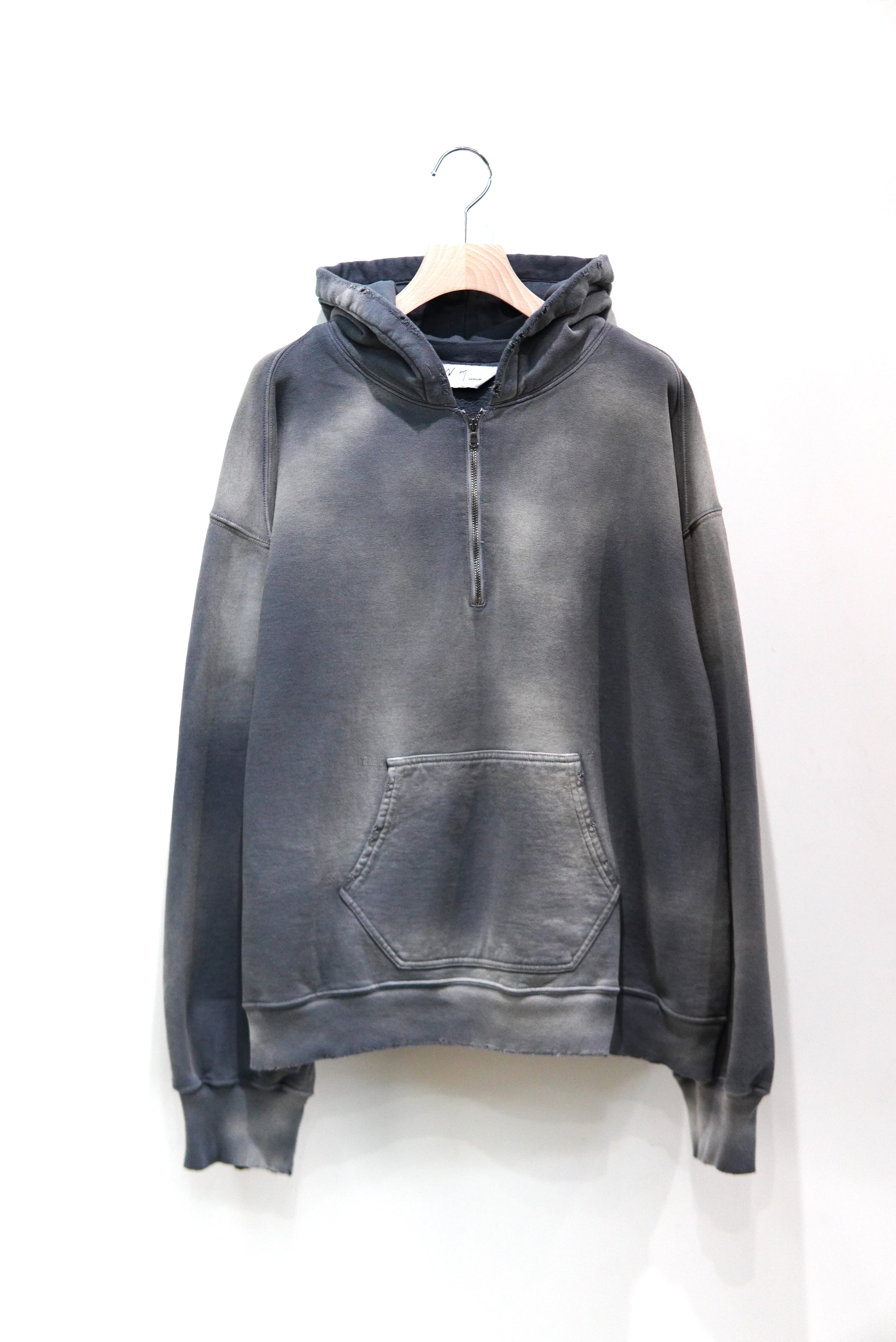 ANCELLM / LIGHT LOOP ZIP HOODIE / ANC-CT148 | POETRY