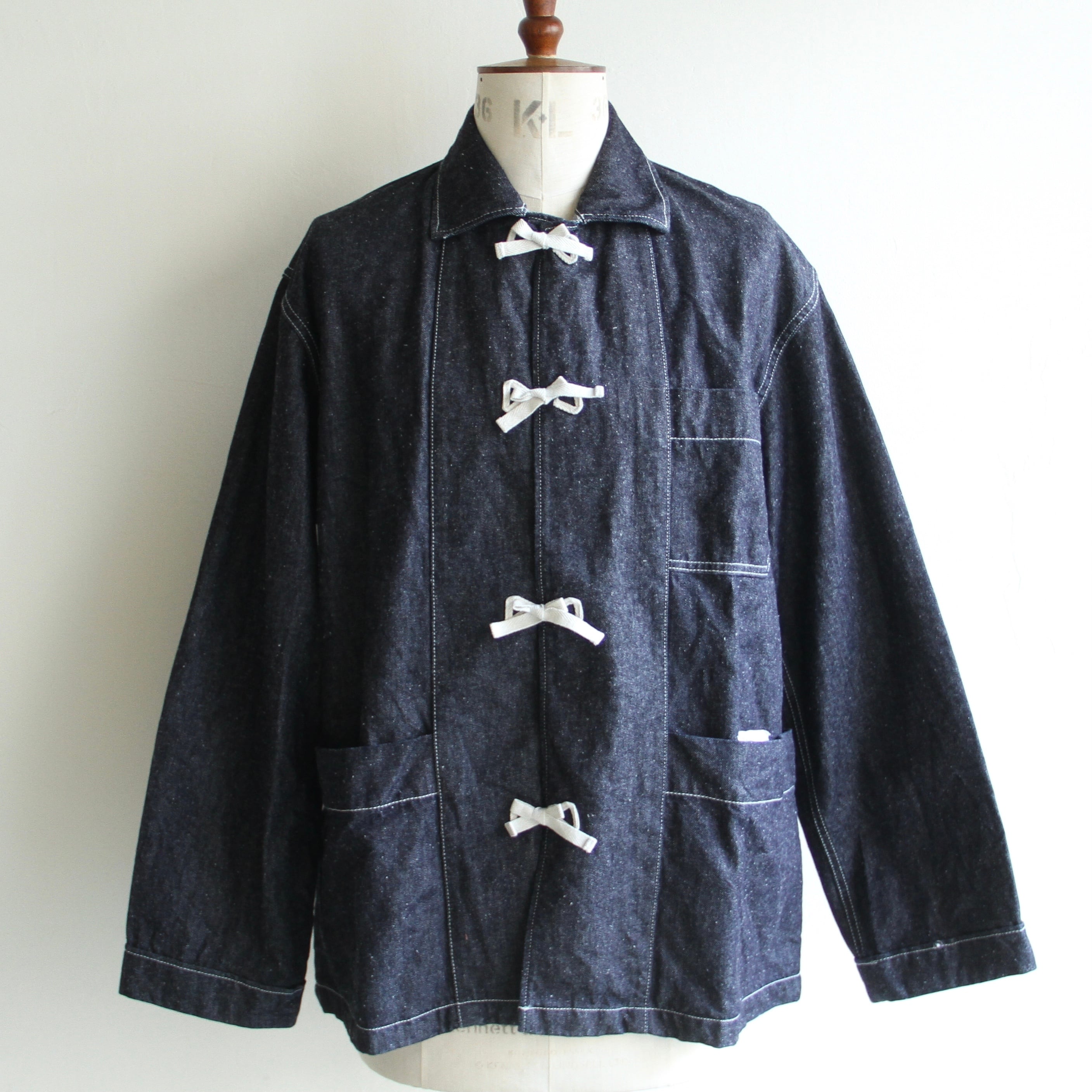 INNAT【 mens 】silk denim pajama jacket | Terminal