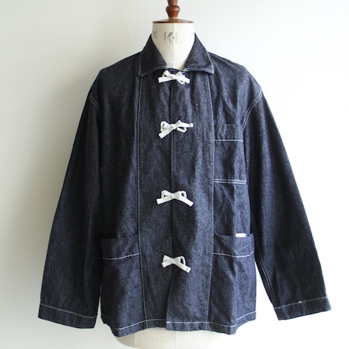 INNAT【 mens 】silk denim pajama jacket