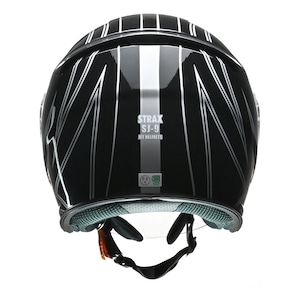 【公式】STRAX SJ-9　ジェットヘルメット　ブラック