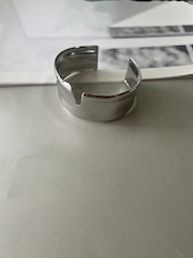 wide cuff open bangle