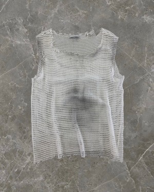"Number (N)ine 02SS" mesh crash tank top