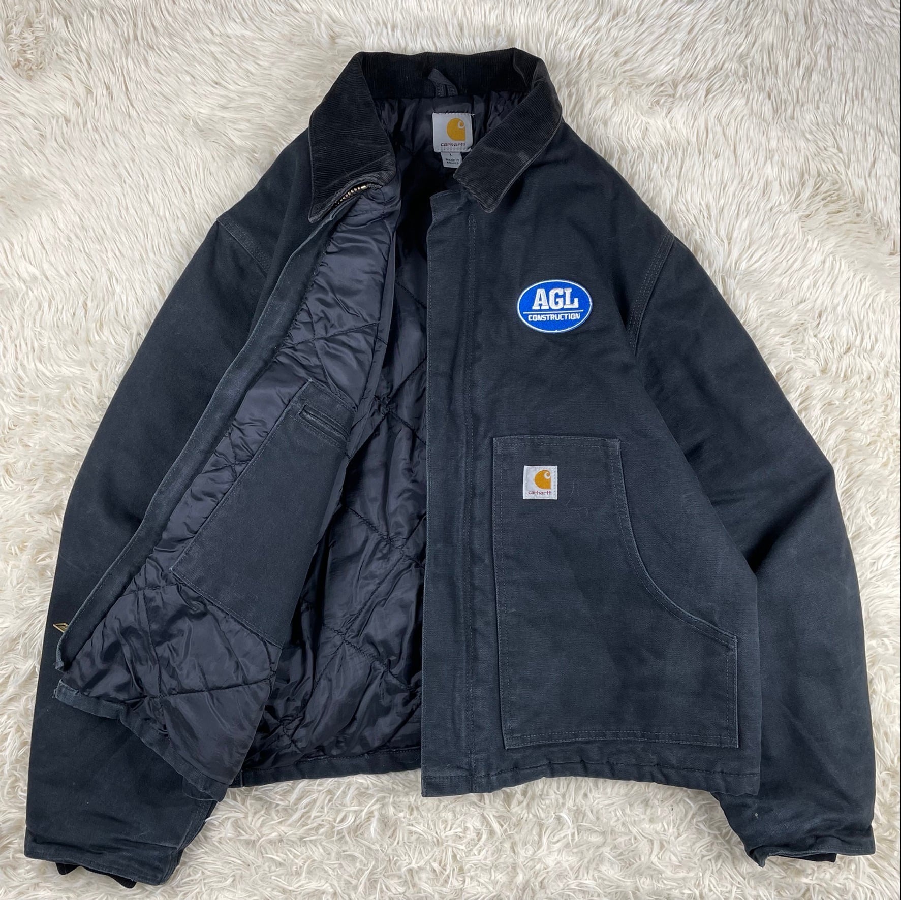 Carhartt デトロイトジャケット 企業ロゴ-