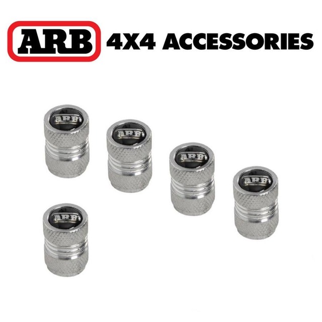 ARB エアバルブキャップ 5個入 シルバー タイヤバルブキャップ