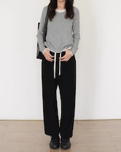 Fake layered rib Knit T20237