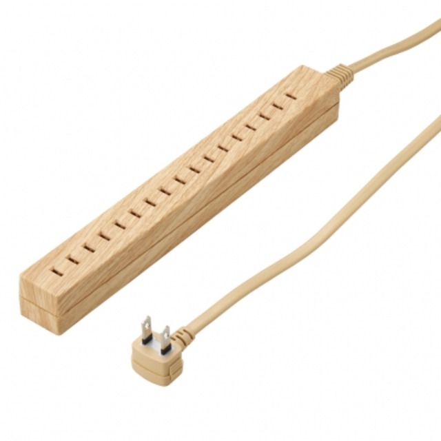 YAZAWA(ヤザワ）差し込みフリータップナチュラルウッド　Y0285015NW2