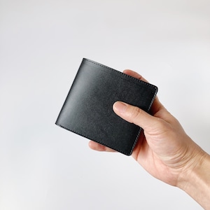 二つ折り財布　Bifold Wallet (Black)
