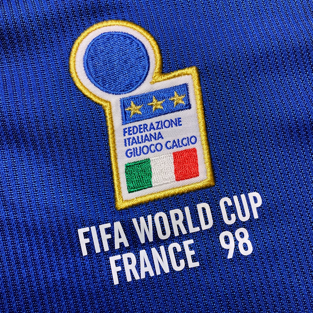 訳あり]イタリア代表 1998 Nike ホーム半袖 98W杯仕様 #18 BAGGIO R