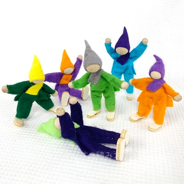 背景ボード 組み立て式木製ドールハウス No.1 Natural