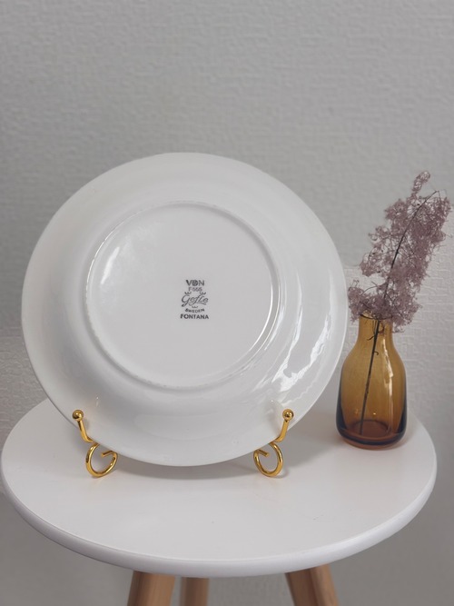【Vintage】Gefle (ｹﾞﾌﾚ)/Fontana(ﾌｫﾝﾀﾅ) Plate / Sweden