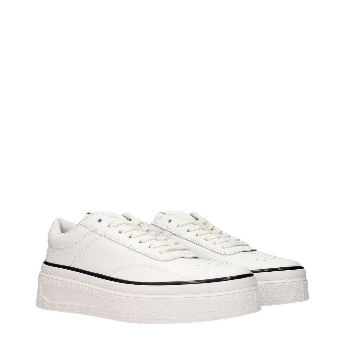 【新品】JIL SANDER ジルサンダー レディース スニーカー レザー ホワイト WS0033P6244100