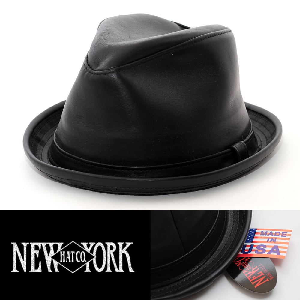 ハット 帽子 メンズ レザー 本革 ニューヨークハット NEW YORK HAT 