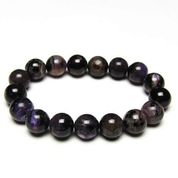 チャロアイト ブレスレット 12mm 一点物 メール便可 111-49256