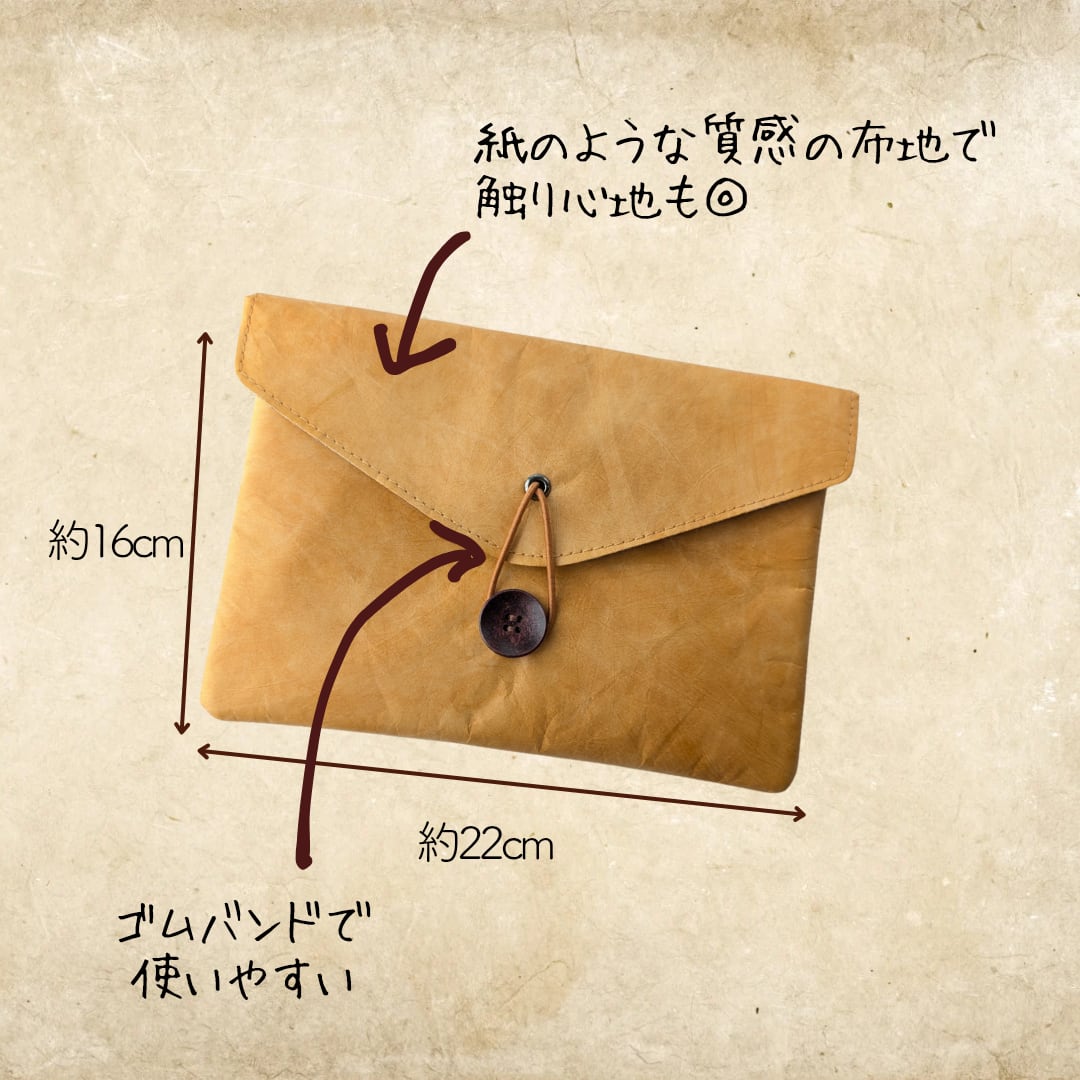 コラージュ向け】 素材収納ポーチ コラージュ ジャンクジャーナル