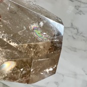 透明感!アイリス*スモーキークォーツ*フリーフォーム*煙水晶*天然石インテリア*置き物