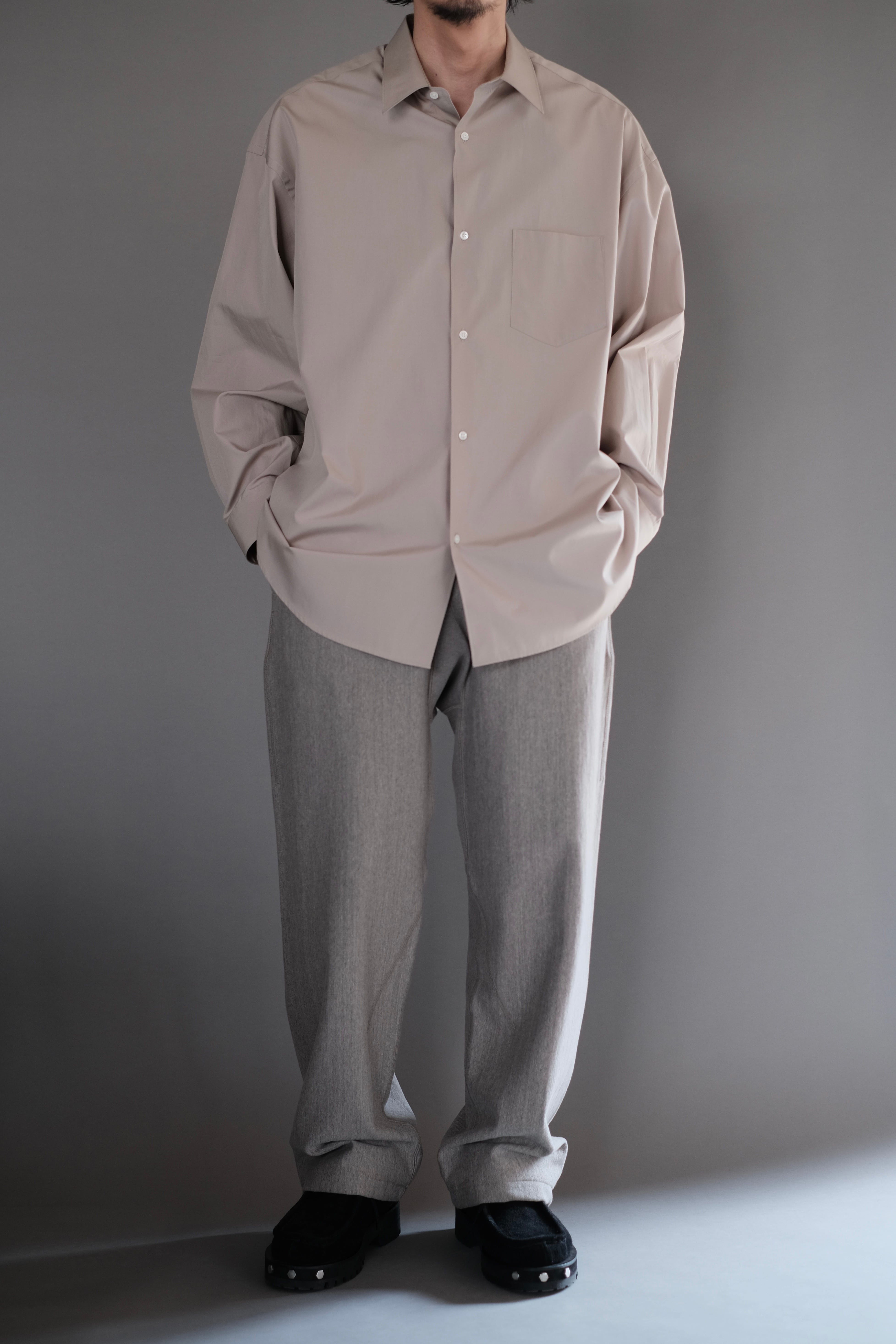 Graphpaper / ALUMO for GP L/S Oversized Regular Collar Shirt | LIVING