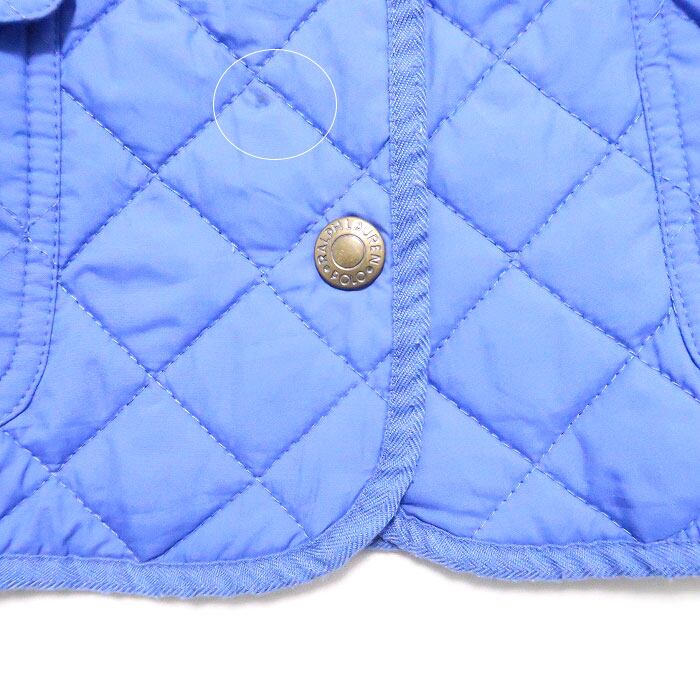 古着 ポロラルフローレン キルティング ジャケット サイズ表記