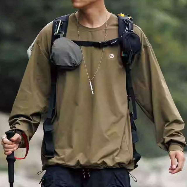 プルオーバーロングスリーブTシャツA18371