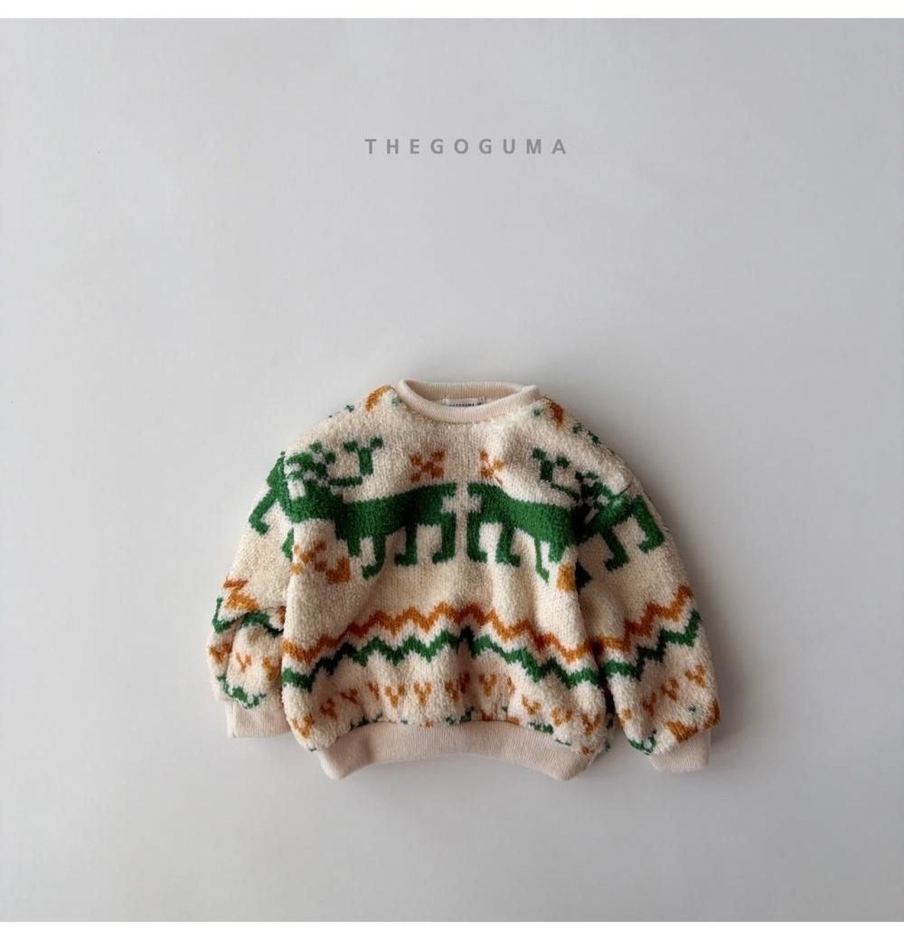 ザゴグマ / THE GOGUMA / ぽかぽかボアトレーナー / 韓国子供服 / ジュニア / 26winter〖取寄〗*JS~JL*