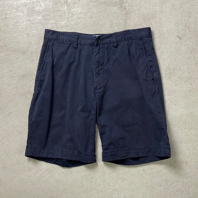 90年代 Polo by Ralph Lauren ポロバイラルフローレン チノショーツ PROSPECT SHORT メンズW33 古着 90s アメカジ ワイド ハーフパンツ VINTAGE ヴィンテージ 紺 【ショートパンツ】/ネイビー