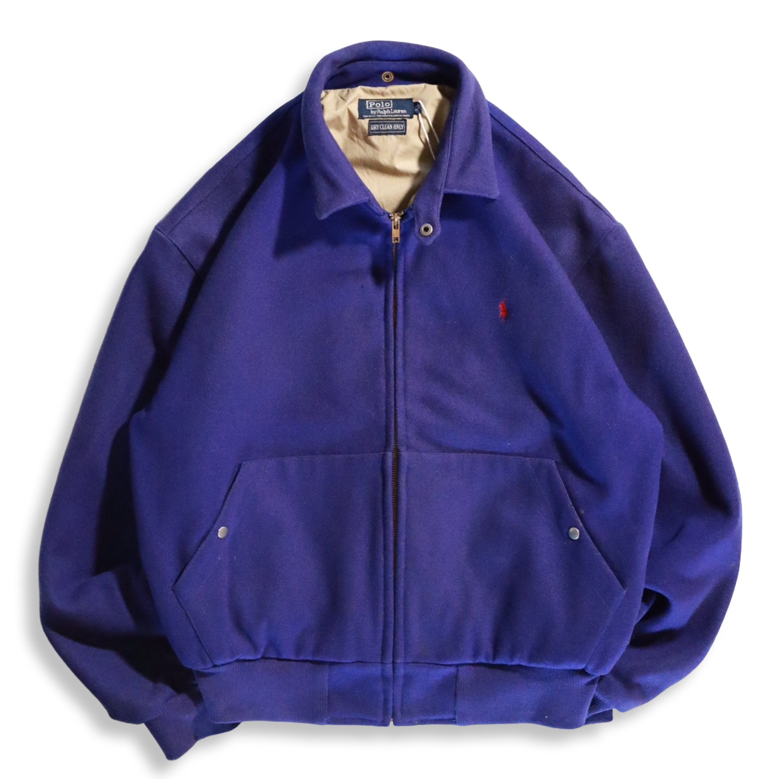 ジャケット・アウター 00s polo by Ralph Lauren swing top XL 00s POLO Ralph Lauren high neck full zip shell jacket【高円寺店