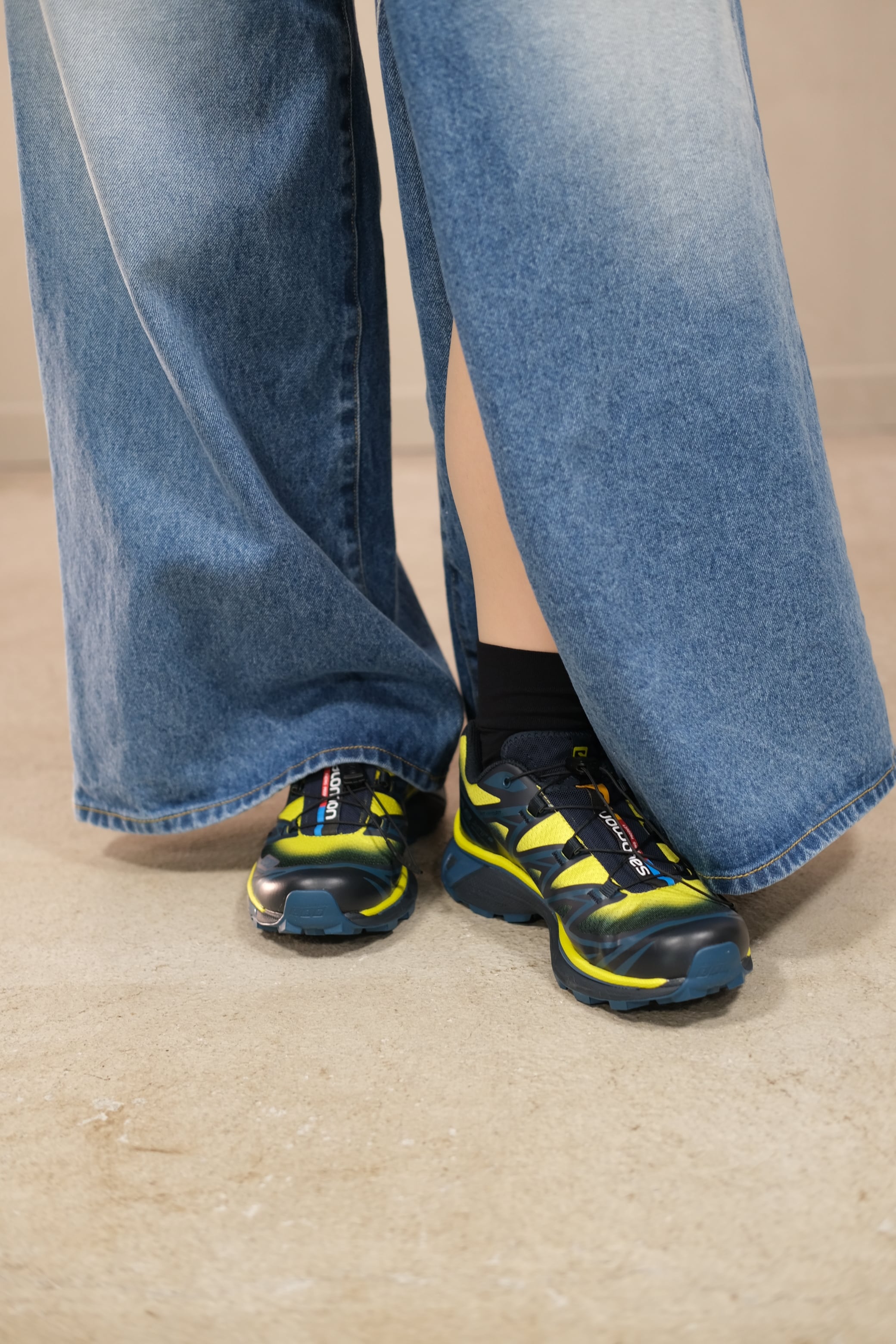 salomon】XT-6 SKYLINE - Carbon / Sunny Lime / Sulphur Spring | loop